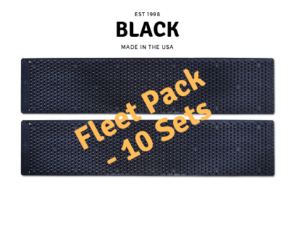 The Portable Tow Truck tire traction mat in Black 10 pack